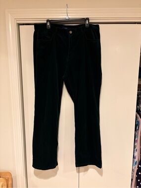 Chaps Deep Forest Green Corduroy Pants
Size 16